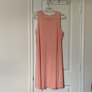 Old Navy Aline Sleeveless Flowy Peach Dress